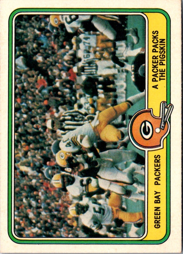 1981 Fleer Team Action Green Bay Packers Offense