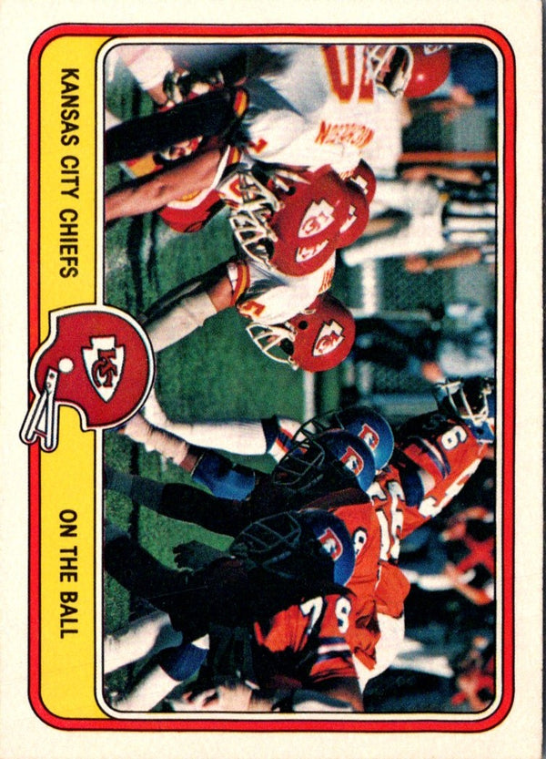 1981 Fleer Team Action Kansas City Chiefs Offense #23