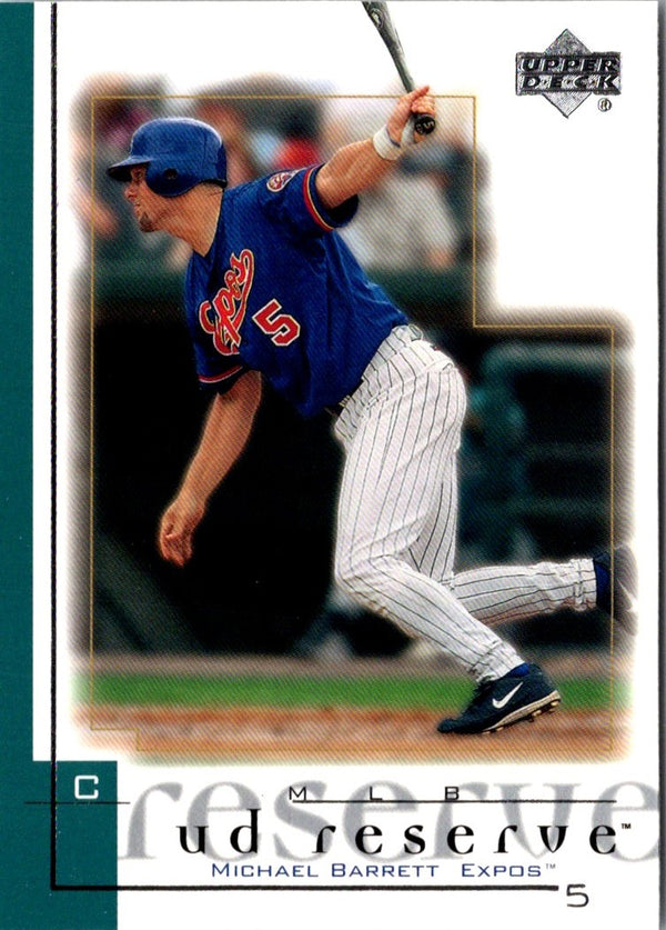 2001 UD Reserve Michael Barrett #132