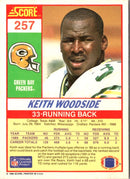 1990 Score Keith Woodside