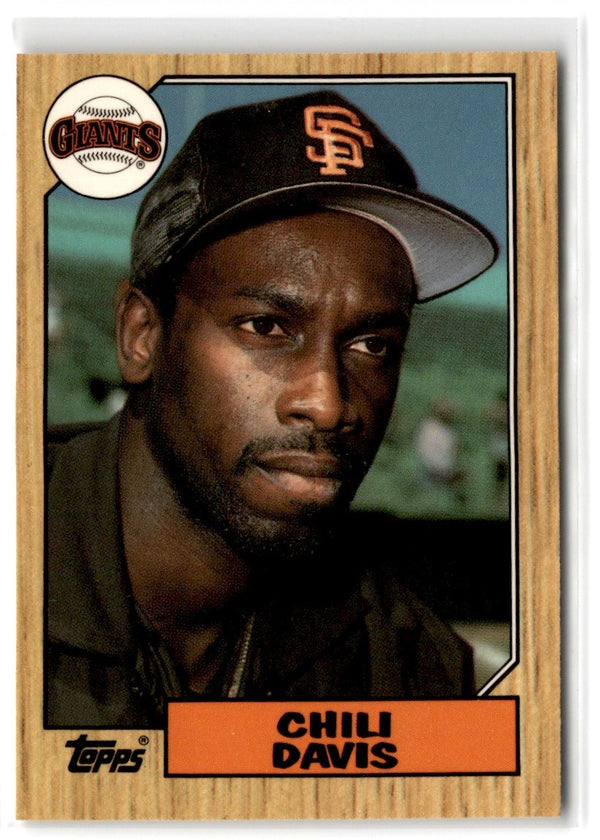 1987 Topps Chili Davis #672