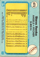 1982 Fleer Steve Renko #472