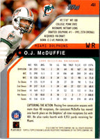 2000 Stadium Club O.J. McDuffie #41