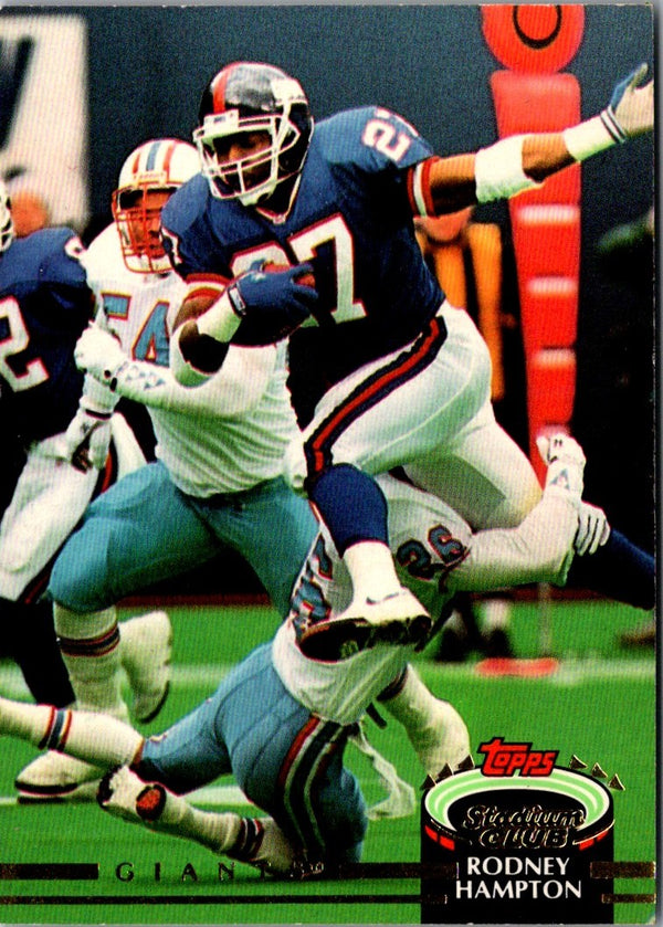 1992 Stadium Club Rodney Hampton #247