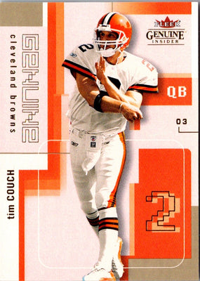 2003 Fleer Genuine Insider Tim Couch #6