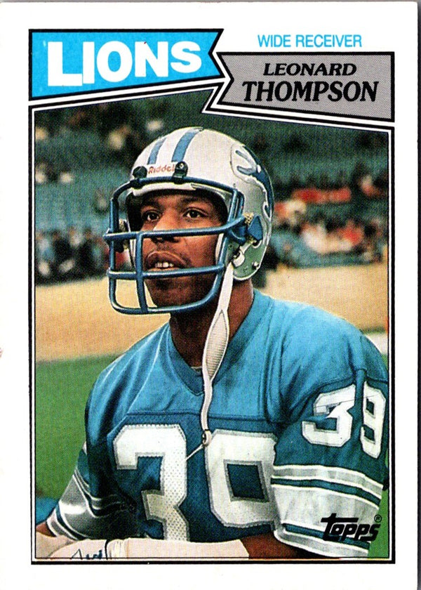 1987 Topps Leonard Thompson #322