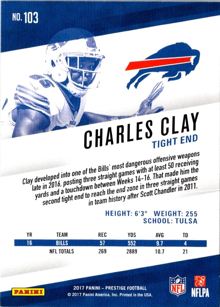 2017 Panini Prestige Charles Clay