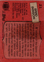 1987 Topps Brad Benson #21