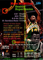 1994 Stadium Club Nate McMillan #189