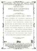 2011 Topps Allen & Ginter Baseball Highlight Sketches Aroldis Chapman