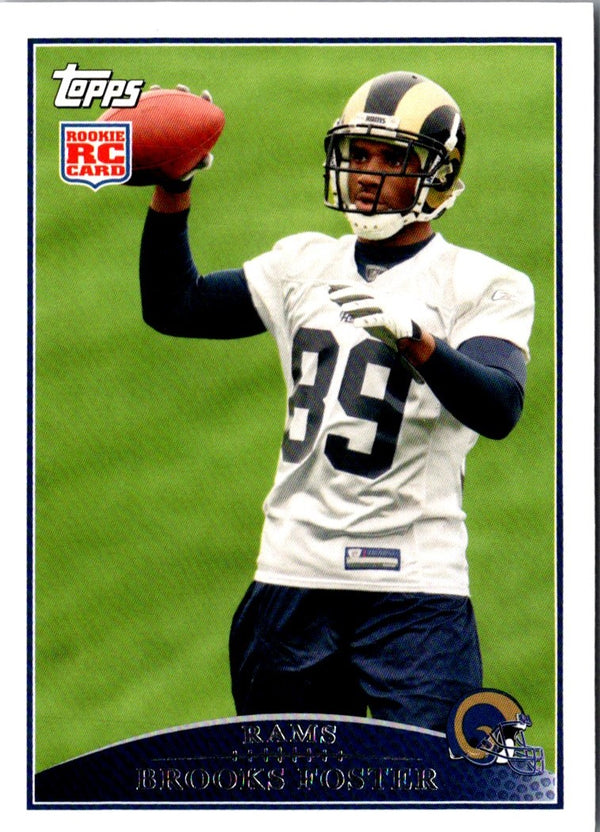 2009 Topps Brooks Foster #349 Rookie