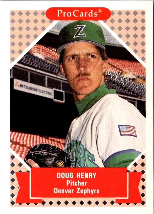 1991 ProCards Doug Henry #82