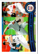 2011 Topps Josh Johnson/Adam Wainwright/Roy Halladay