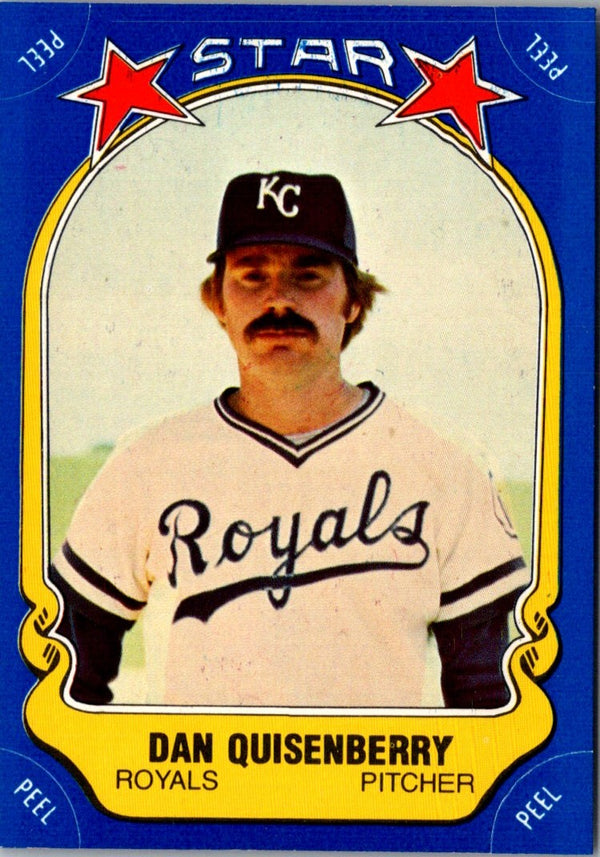 1981 Fleer Star Stickers Dan Quisenberry #24