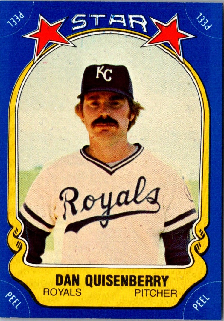 1981 Fleer Star Stickers Dan Quisenberry