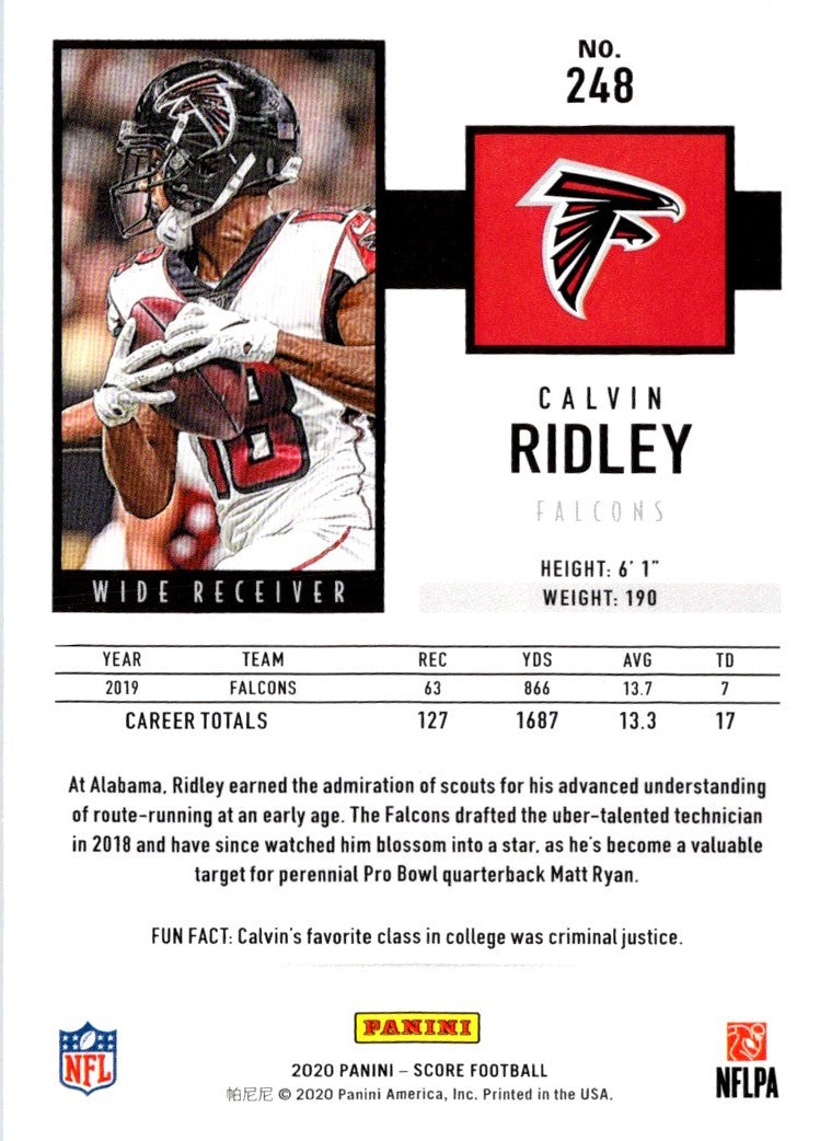 2020 Score Calvin Ridley