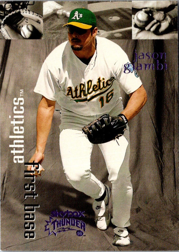 1999 SkyBox Thunder Rave Jason Giambi #84 /150