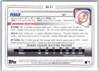 2020 Bowman Oswald Peraza #BD-27