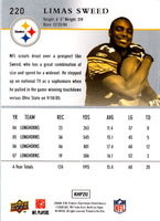 2008 Upper Deck First Edition Limas Sweed #220 Rookie