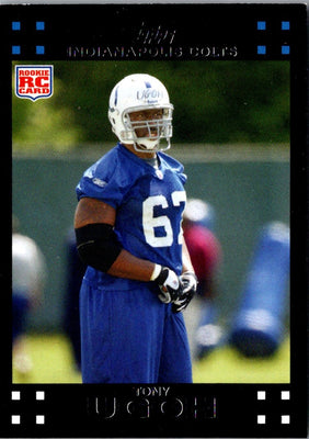 2007 Topps Tony Ugoh #394 Rookie