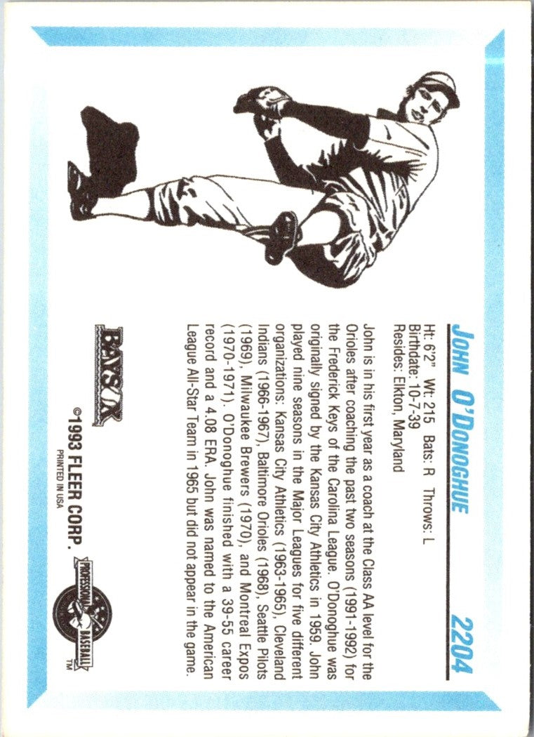 1993 Fleer John O'Donoghue