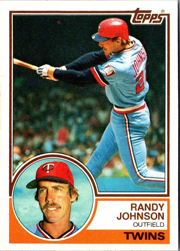 1983 Topps Randy Johnson #354 Rookie