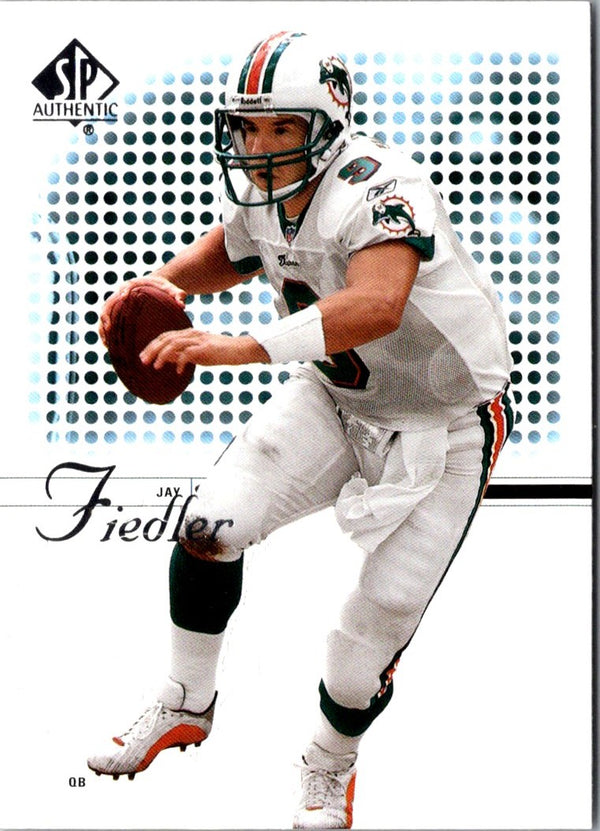 2002 SP Authentic Jay Fiedler #36