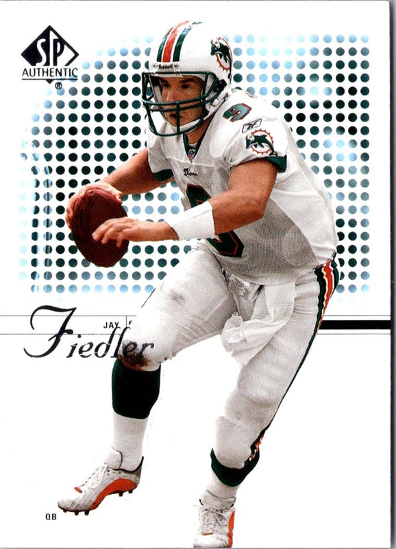 2002 SP Authentic Jay Fiedler #36