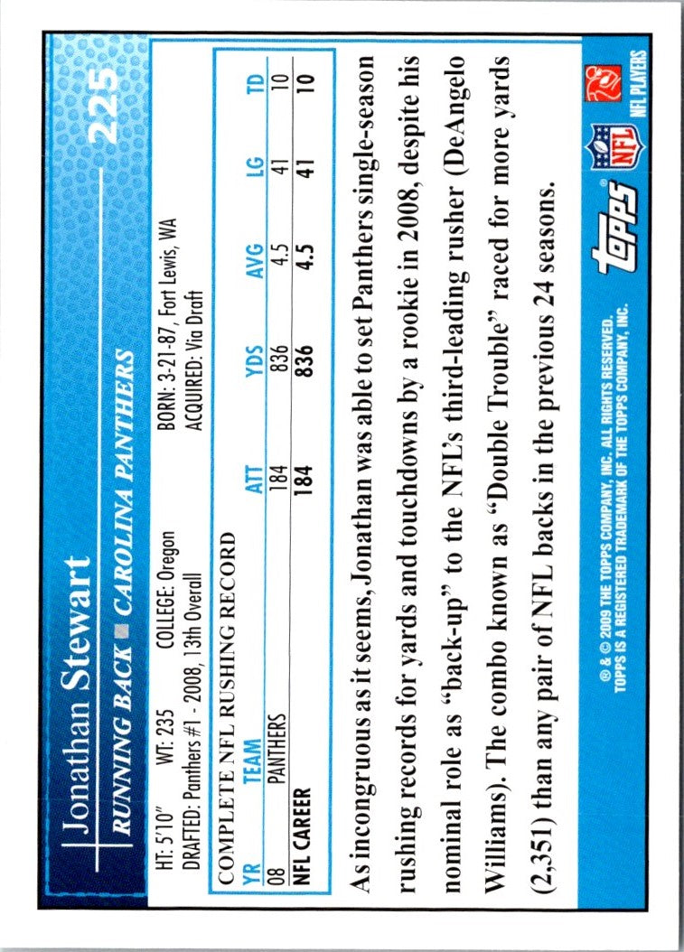 2009 Topps Jonathan Stewart