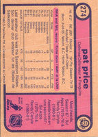 1982 O-Pee-Chee Pat Price #274