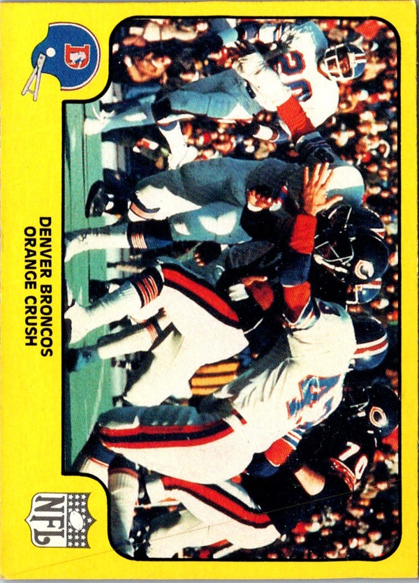 1978 Fleer Team Action Stickers Denver Broncos Helmet #NNO