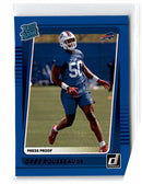 2021 Donruss Press Proof Blue Greg Rousseau