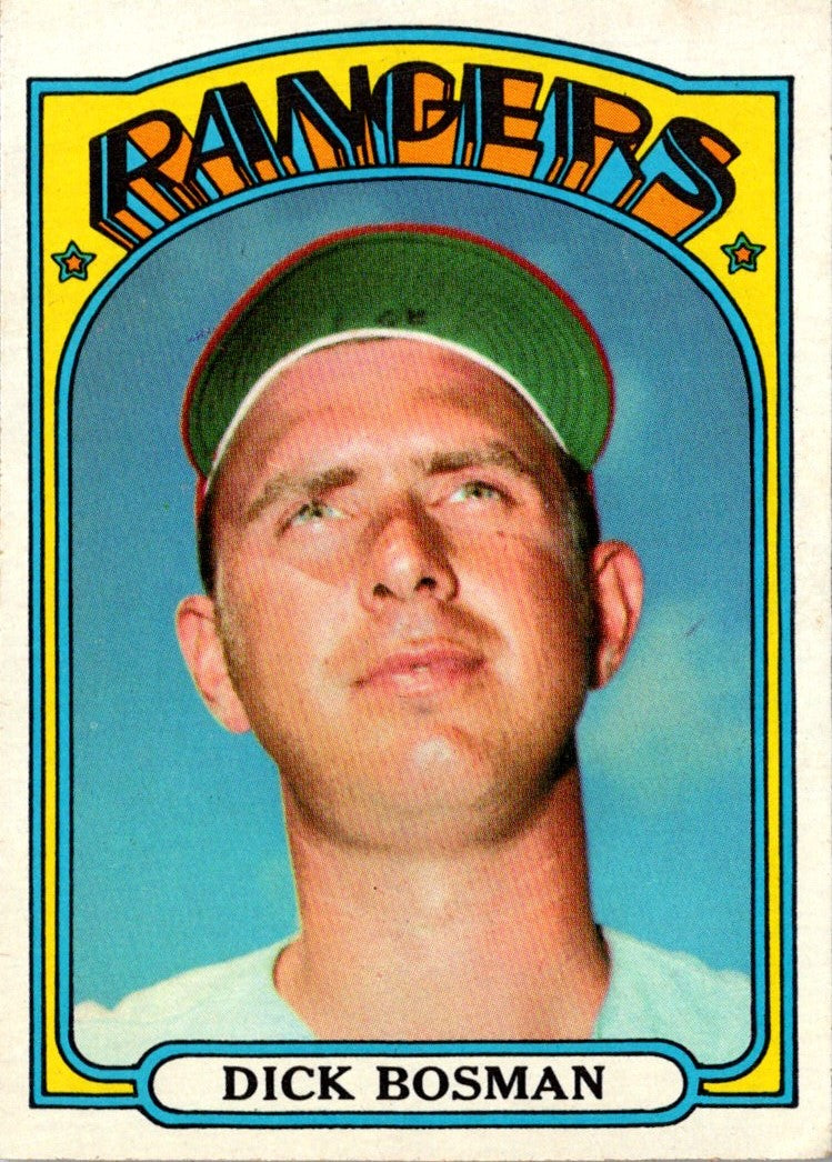 1972 Topps Dick Bosman