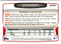 2013 Bowman Chrome Prospects Dylan Cozens #BCP186