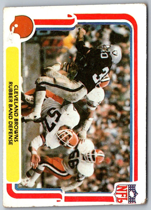 1980 Fleer Team Action Stickers Cleveland Browns Helmet #NNO