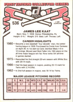 1981 Donruss Jim Kaat #536