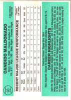 1984 Donruss Candy Maldonado #93