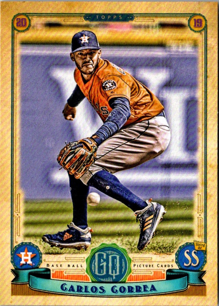 2019 Topps Gypsy Queen Green Carlos Correa