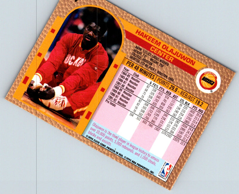 1994 Fleer Tower of Power Hakeem Olajuwon