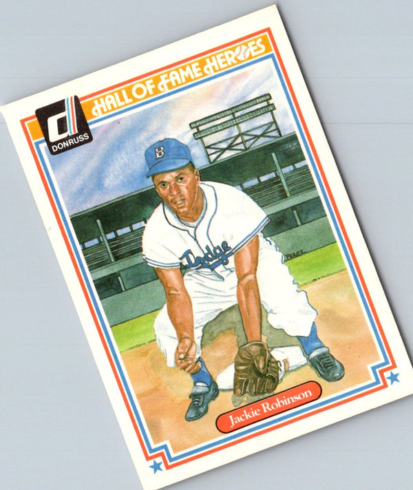 1983 Donruss Hall of Fame Heroes Jackie Robinson #6