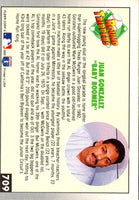 1993 Fleer Juan Gonzalez #709