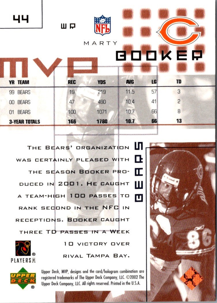 2000 Upper Deck Marty Booker