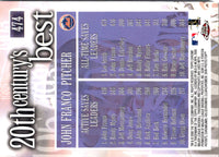 2000 Topps Chrome Active Saves Leaders - John Franco #474