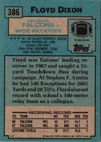 1988 Topps Floyd Dixon #386 Rookie