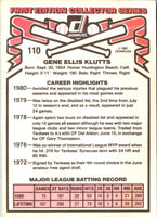 1981 Donruss Mickey Klutts #110