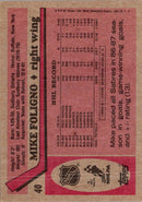 1987 Topps Mike Foligno