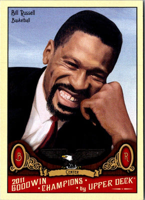 2012 Panini Golden Age Newark Evening World Supplement Bill Russell #20