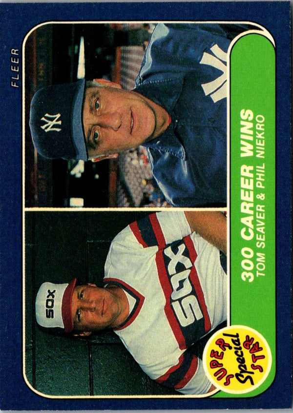 1986 Fleer Tom Seaver/Phil Niekro #630