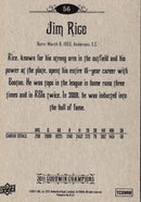 2012 Playoff Prime Cuts Signature Combos Jim Rice/Rickey Henderson