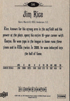 2012 Playoff Prime Cuts Signature Combos Jim Rice/Rickey Henderson #2